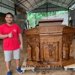 Mimbar Ukiran Rohani Altar Gereja Manado